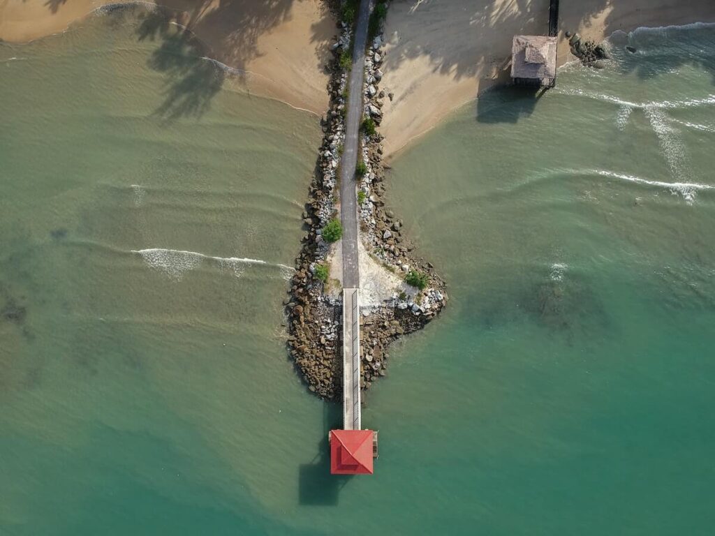 top view of Langkawi jetty