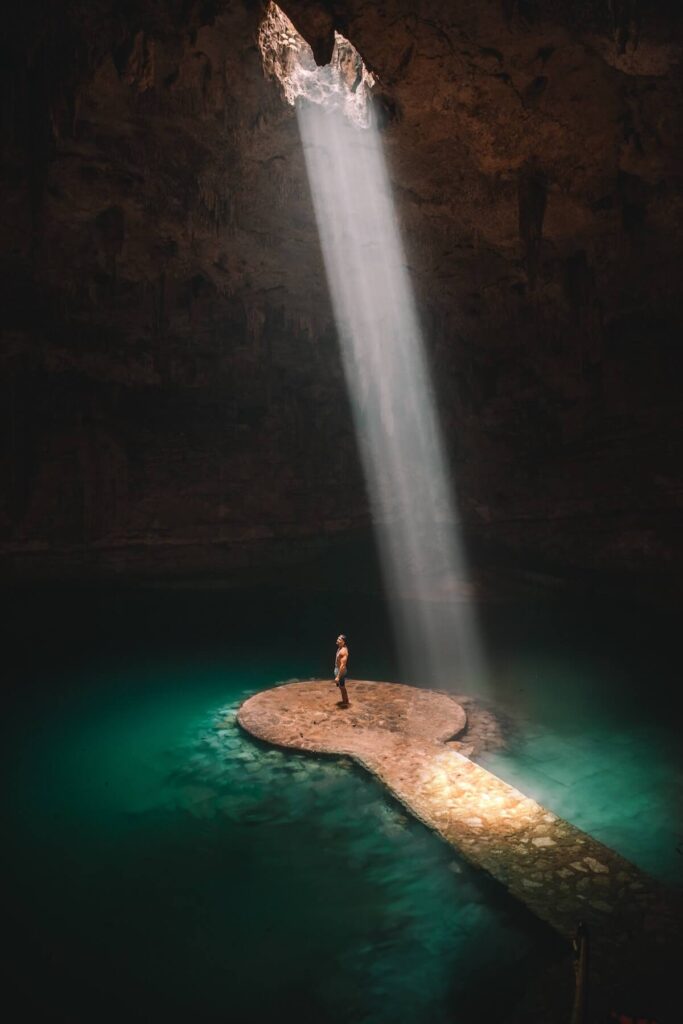 Cenote in Tulum, Mexico
