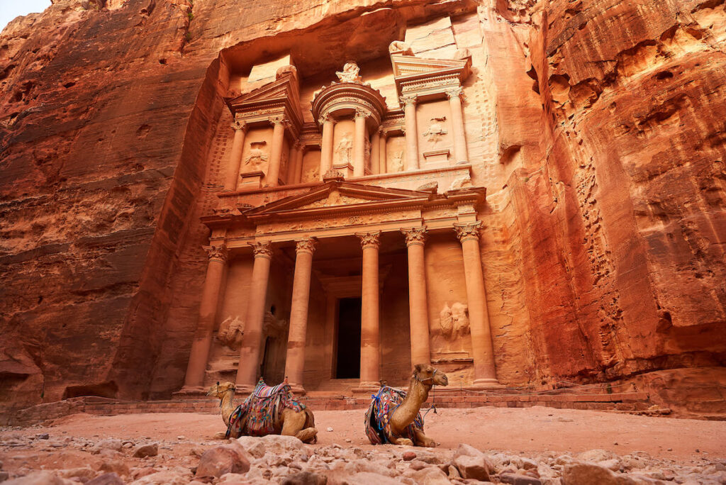 the treasury, ancient city of Petra, Jordan