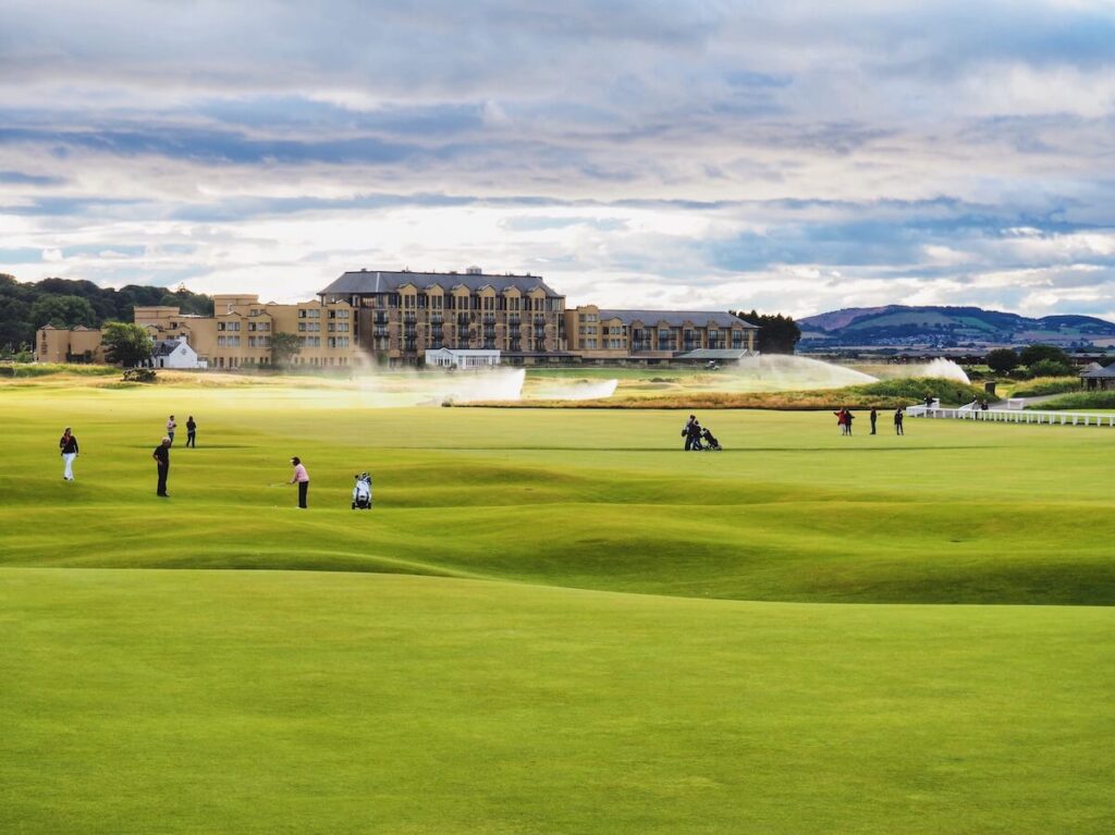 fair day at St. Andrews Golf Course