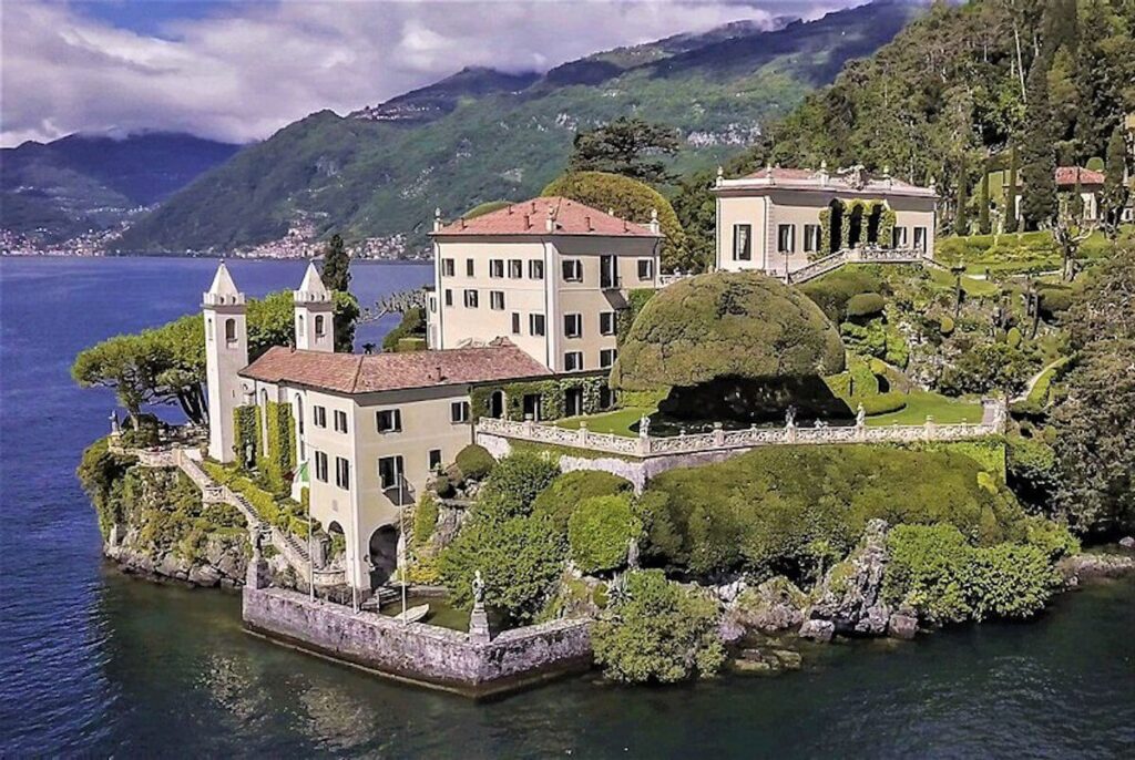 Villa del balbianello on Lake Como