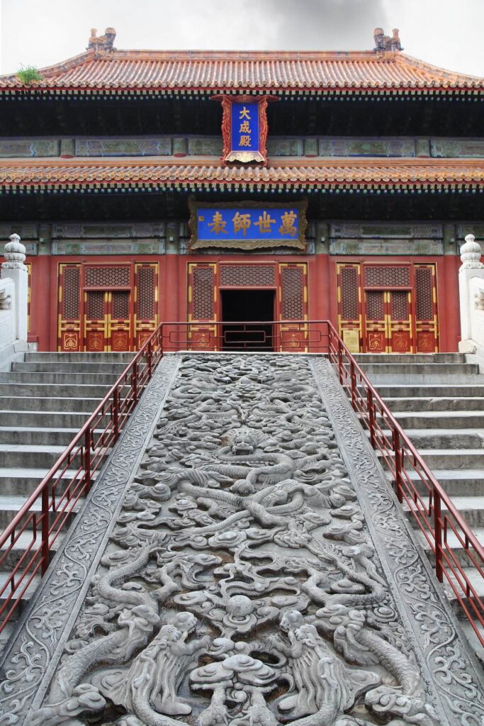 entrance of Confucius Temple in Beijing