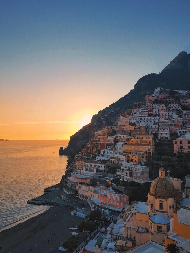 amalfi by sunset