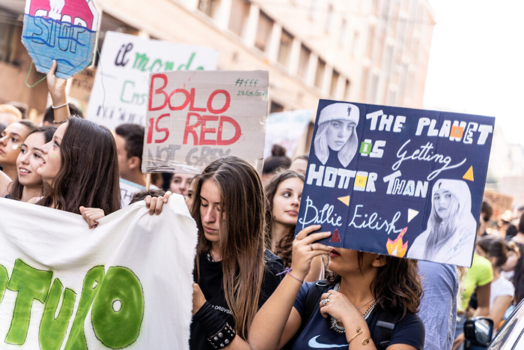 Demonstration for climate and against climate change