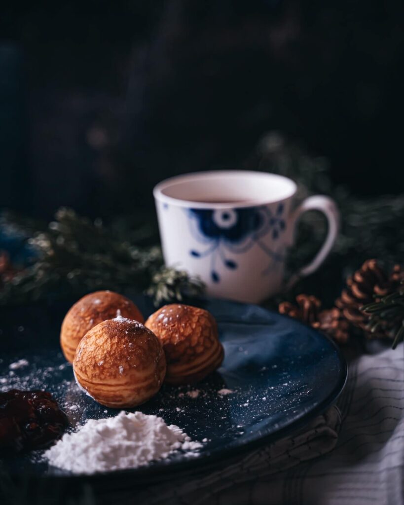 Danish Christmas treat - æbleskiver