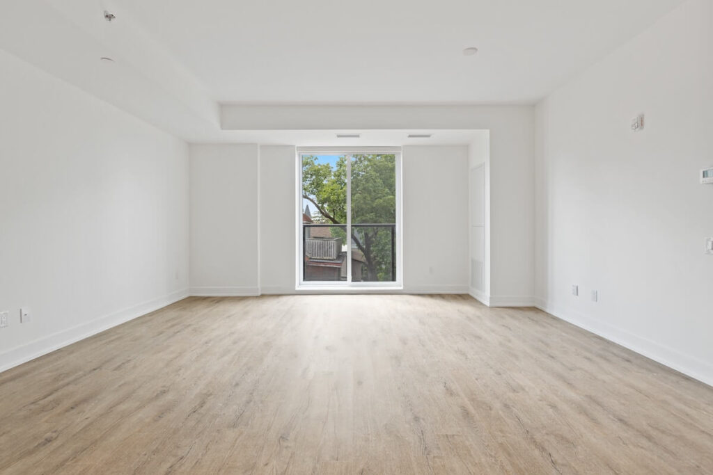 an empty apartment
