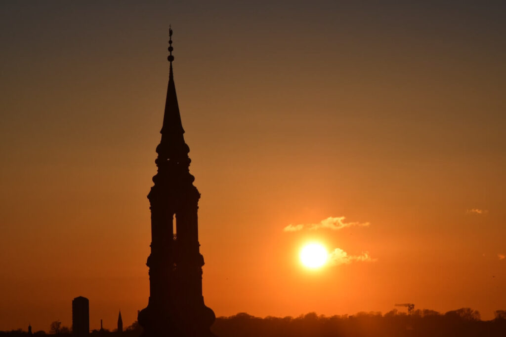 Sunset in Copenhagen