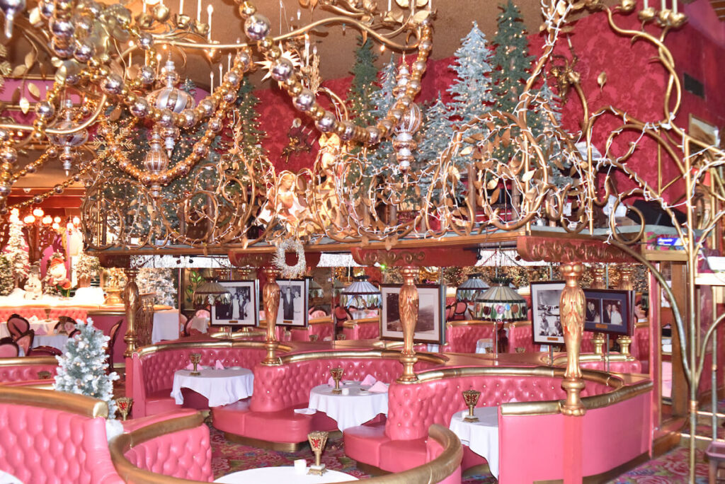 Interior of Madonna Inn in San Luis Obispo, California