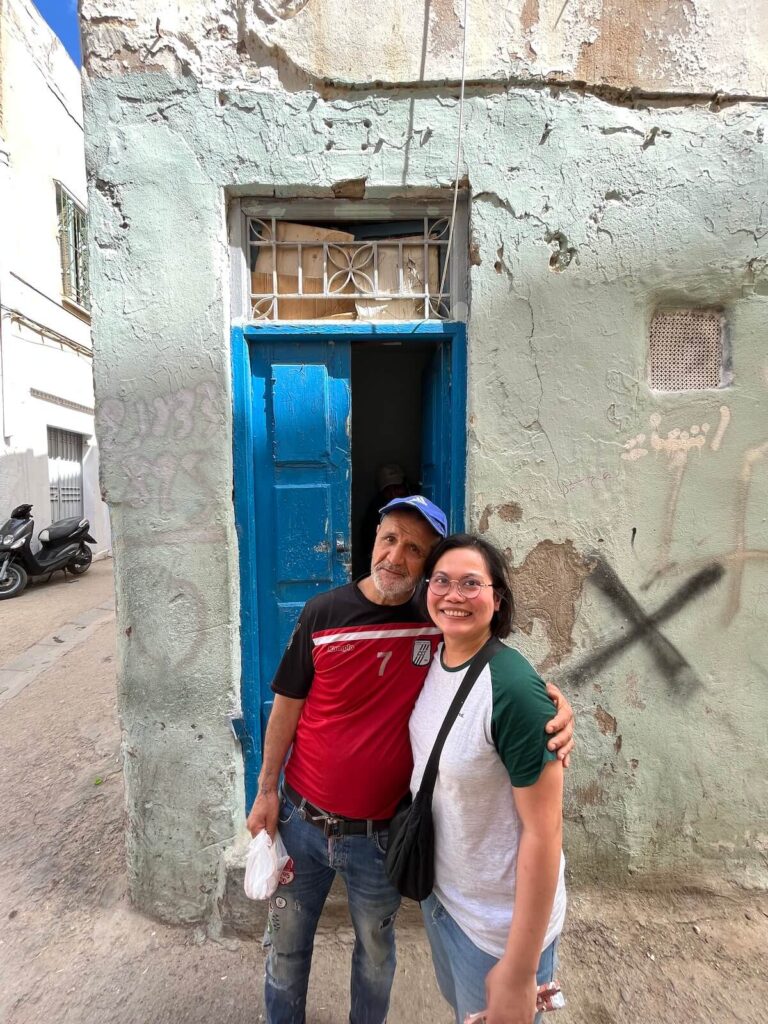 The cat feeder in Sfax, Tunisia