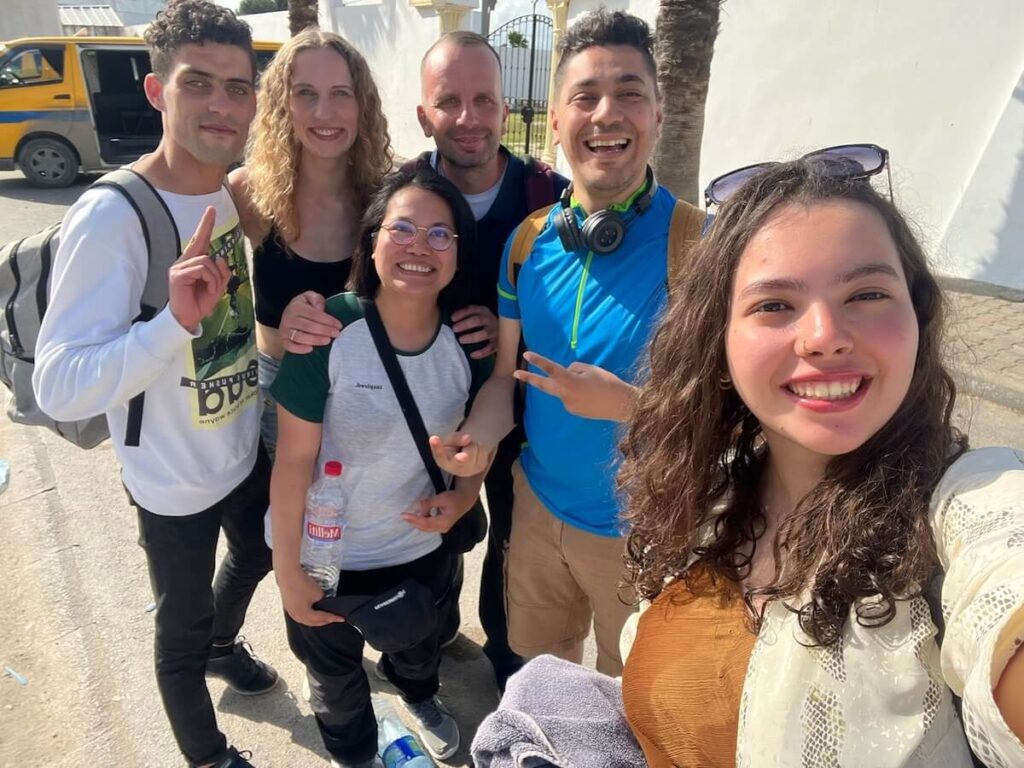 Couchsurfers in Tunisia