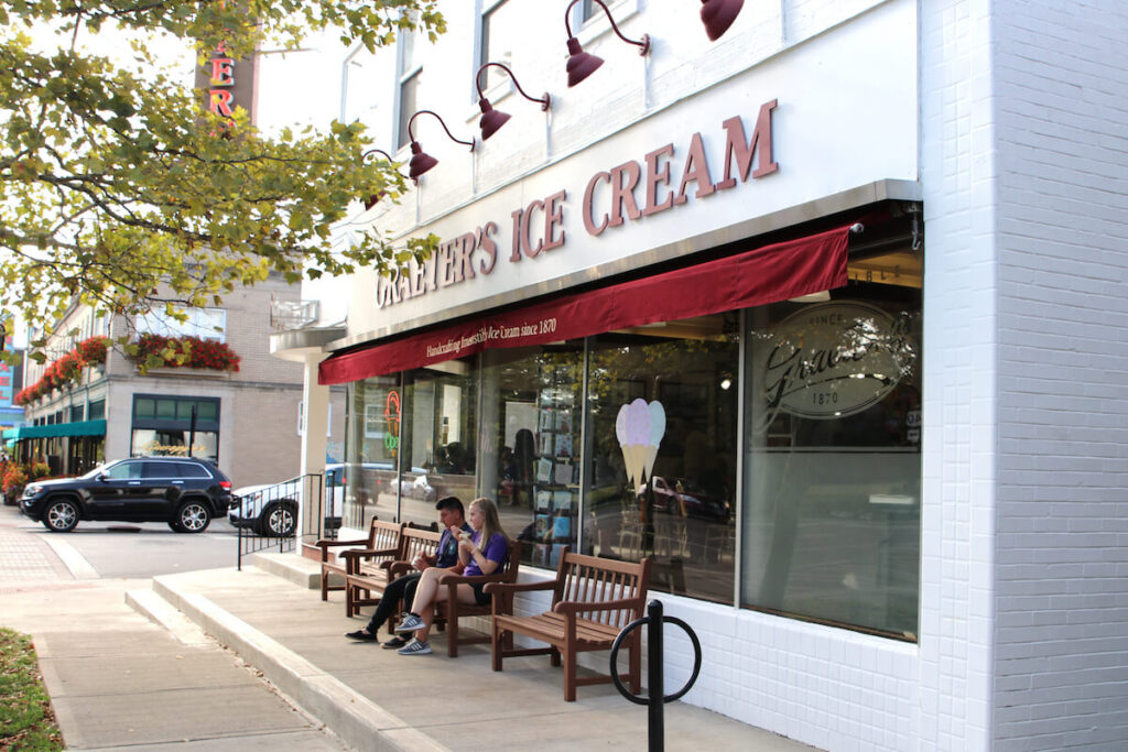Graeters Ice Cream Shop in Ohio