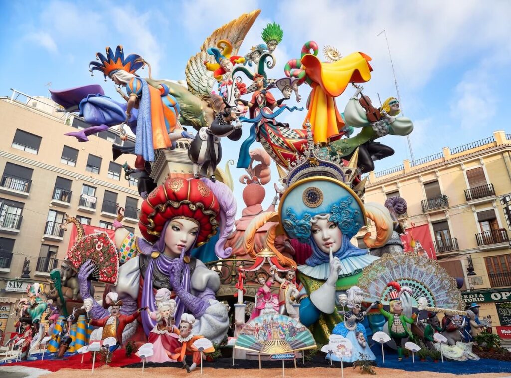Las Fallas de Valencia, Jerusalem Convent. Winning work of the first special prize of fallas 2021