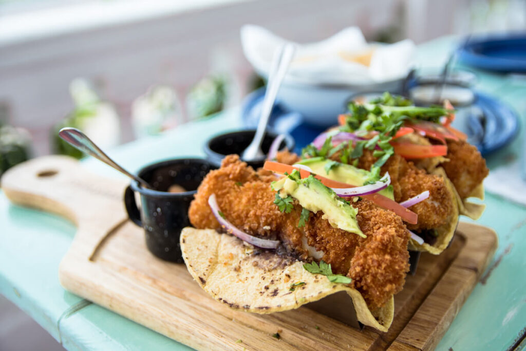 Mexican tacos served at Cozumel restaurant