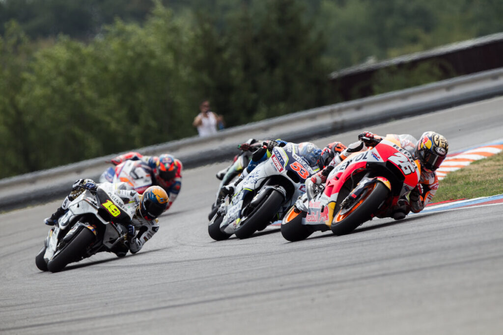 Spanish Honda rider Dani Pedrosa at Monster Energy MotoGP of Czech Republic