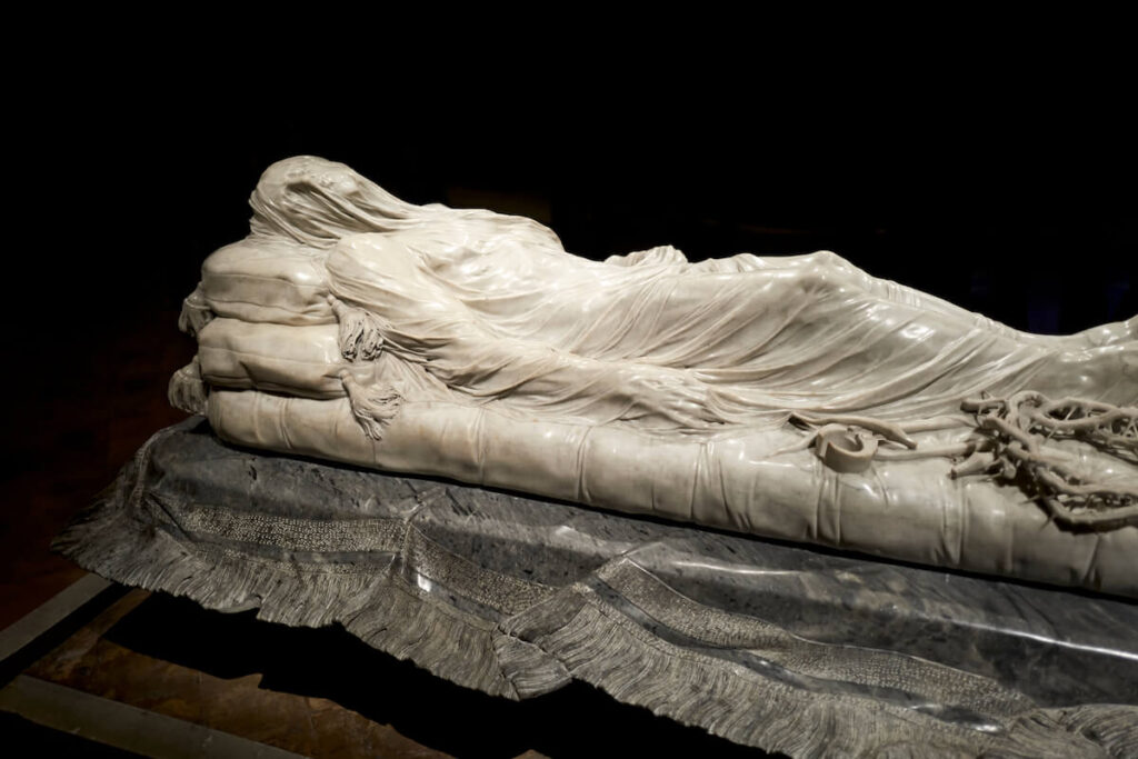 Veiled Christ statue in Naples
