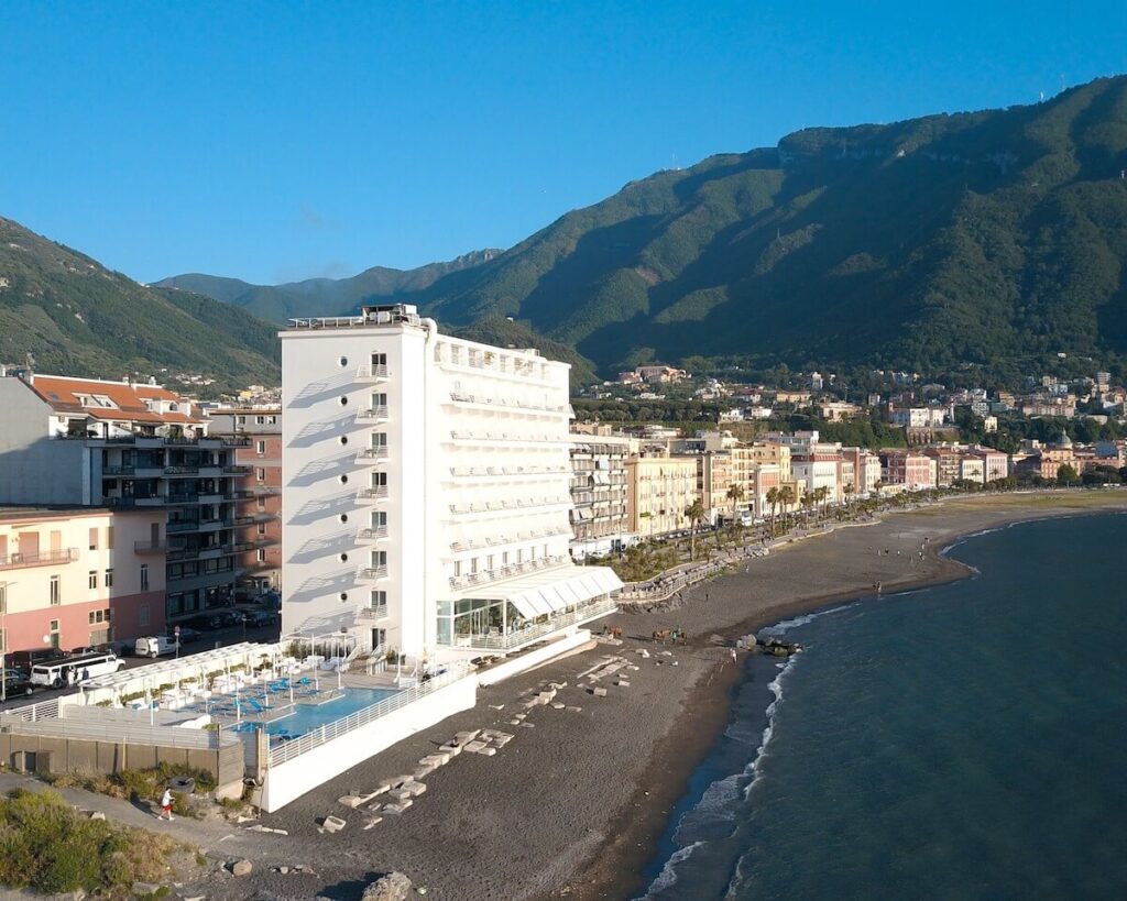 aerial view of Hotel Miramare Stabia