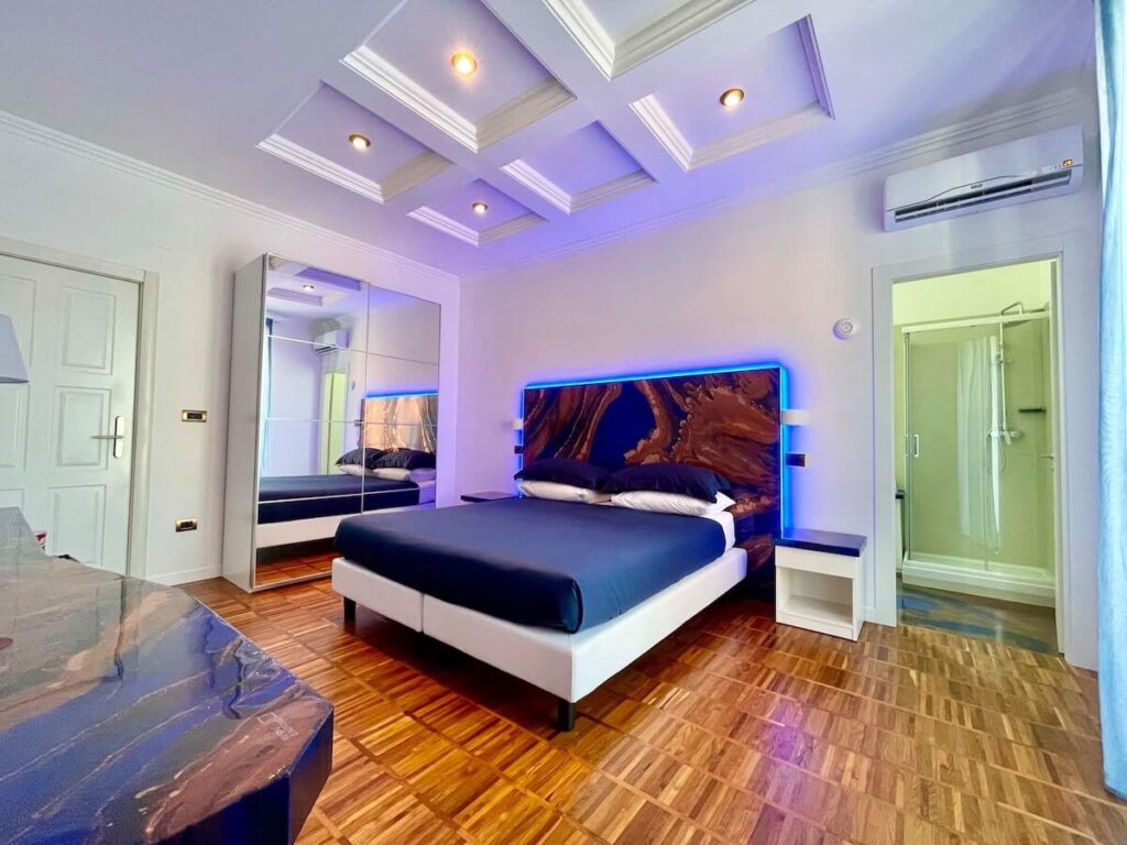 edgy decor in tribus boutique hotel room
