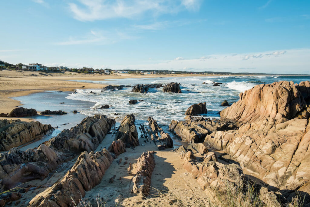 rock formation on la pedrera shore