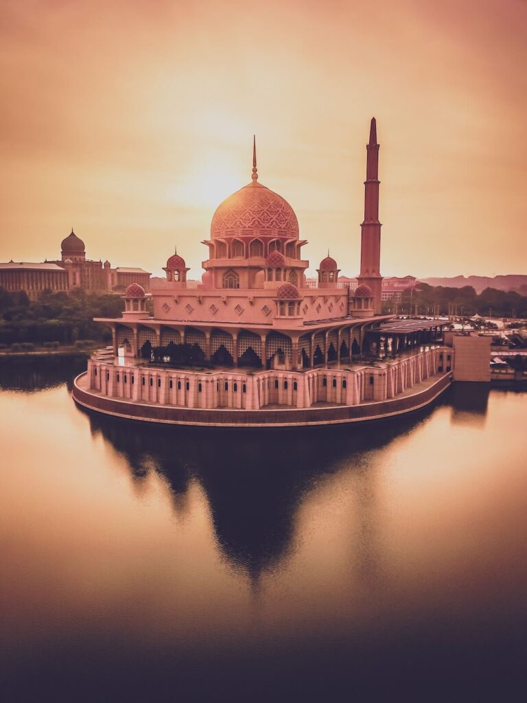 Sunrise over Putra Mosque