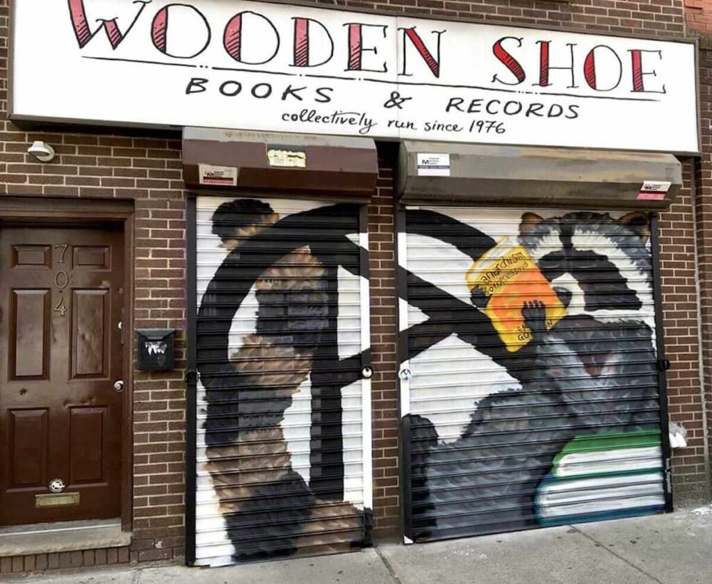 facade of Wooden Shoe Books and Records