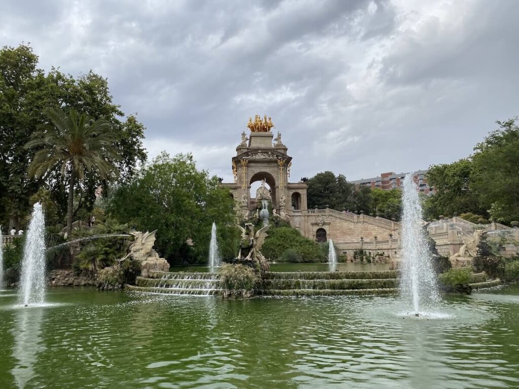 fountain in Parc de la Ciutadella, Barcelona