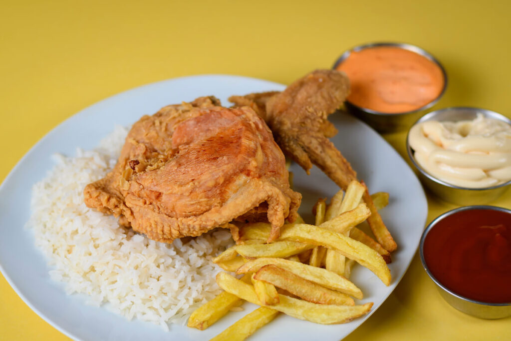 fried chicken meal