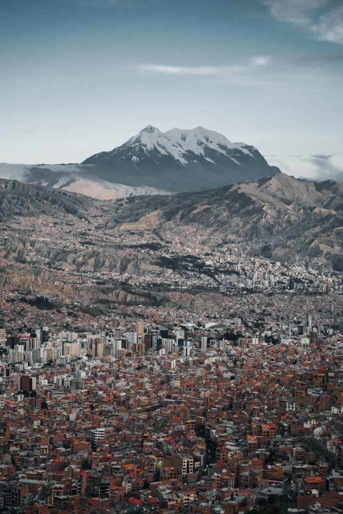 view of la paz from el alto