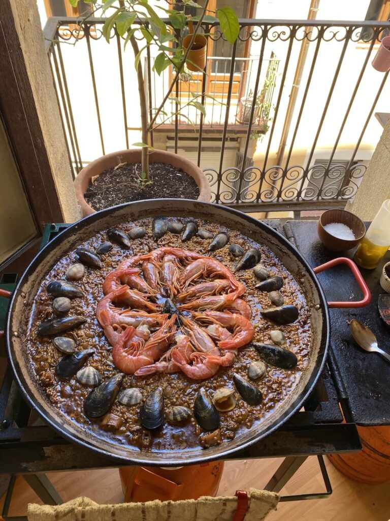 pan of paella