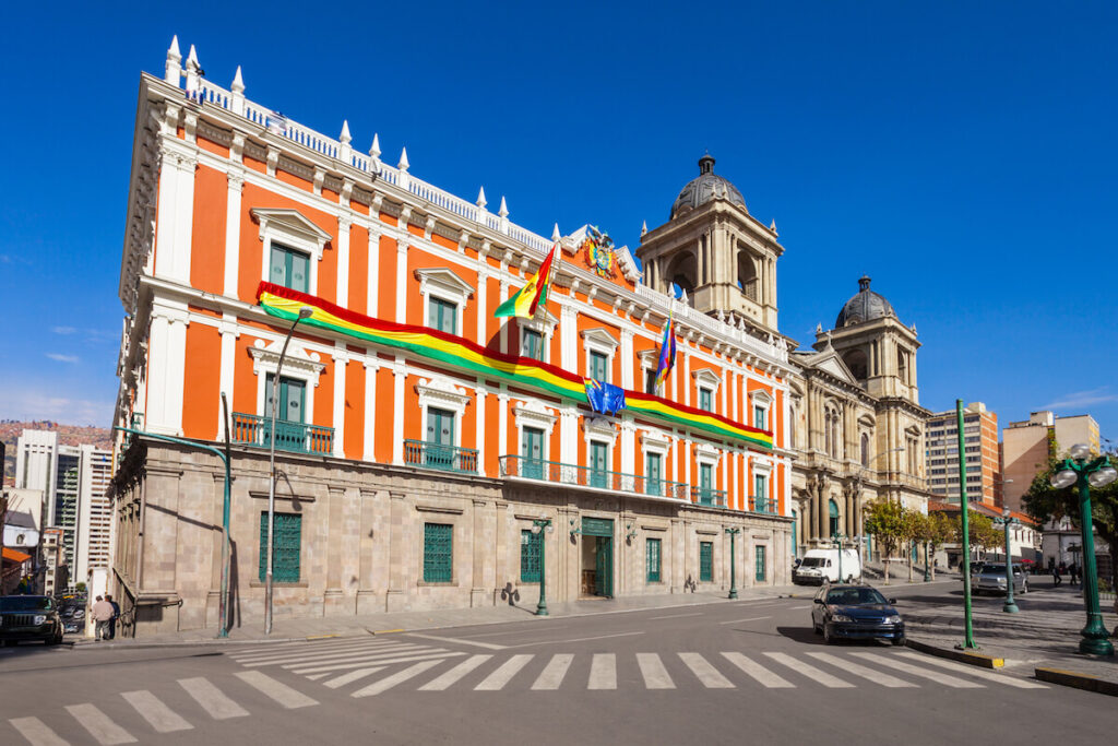 facade of palacio quemado