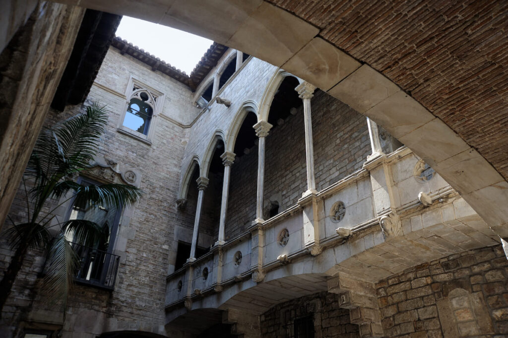 The Museu Picasso's cloister in Barcelona