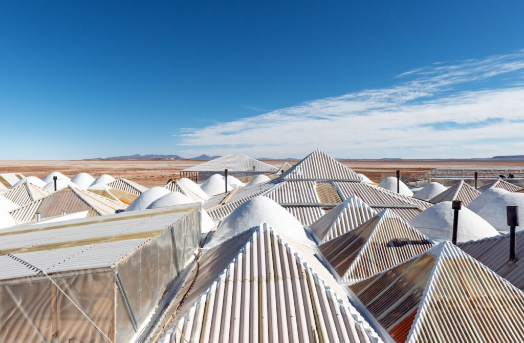 roof of salt hotel in uyuni