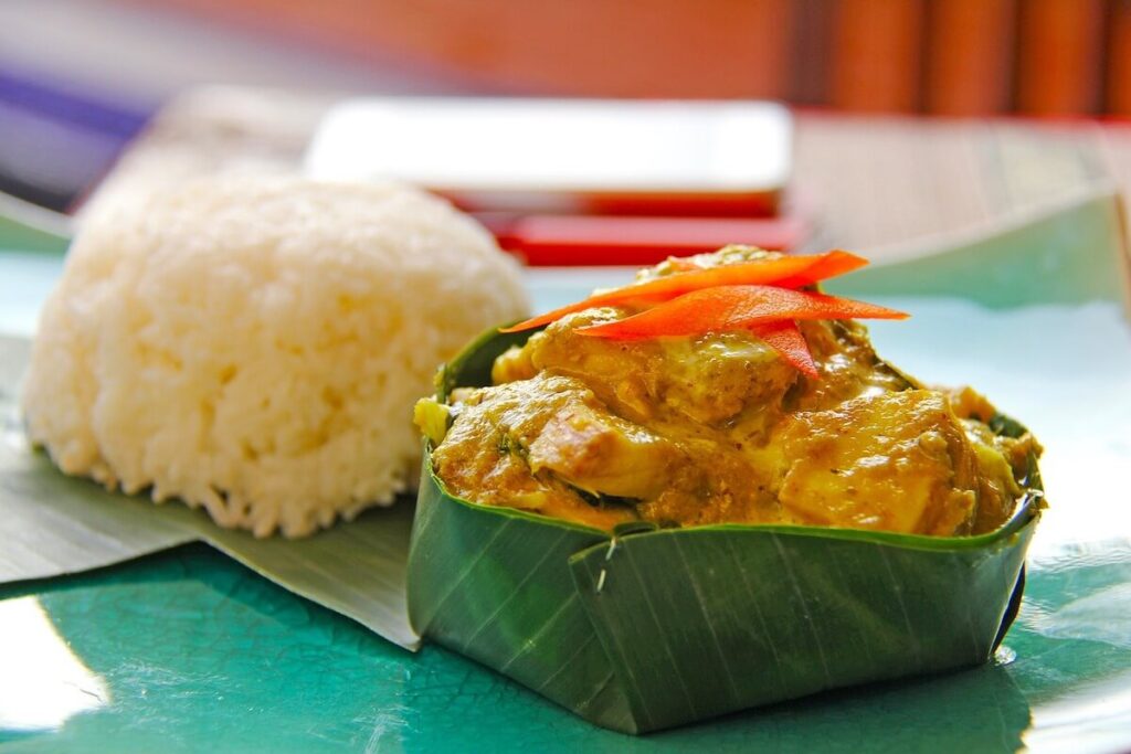 Cambodian dish known as fish amok