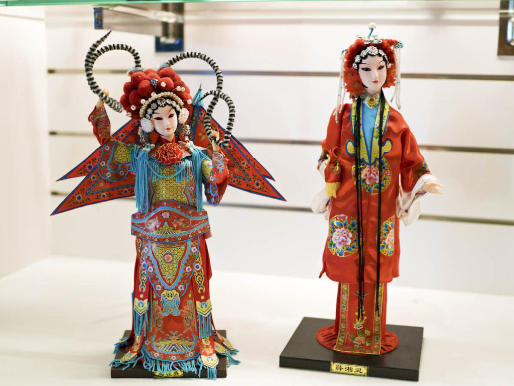 Glove puppetry in Puppetry Art Center of Taipei