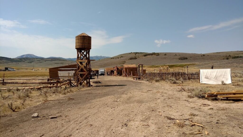 Western movie set