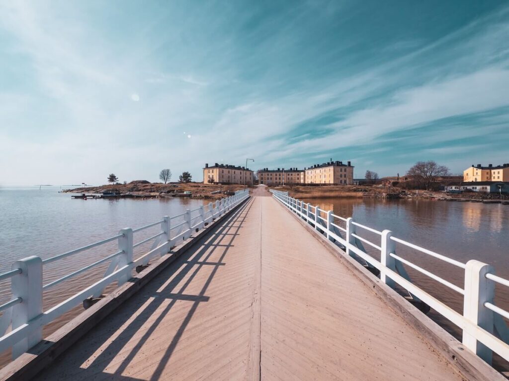 bridge to the Fortress of Suomenlinna