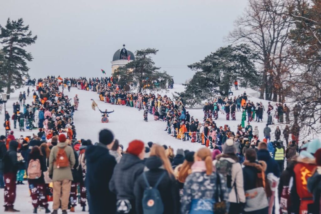 sled race in helsinki