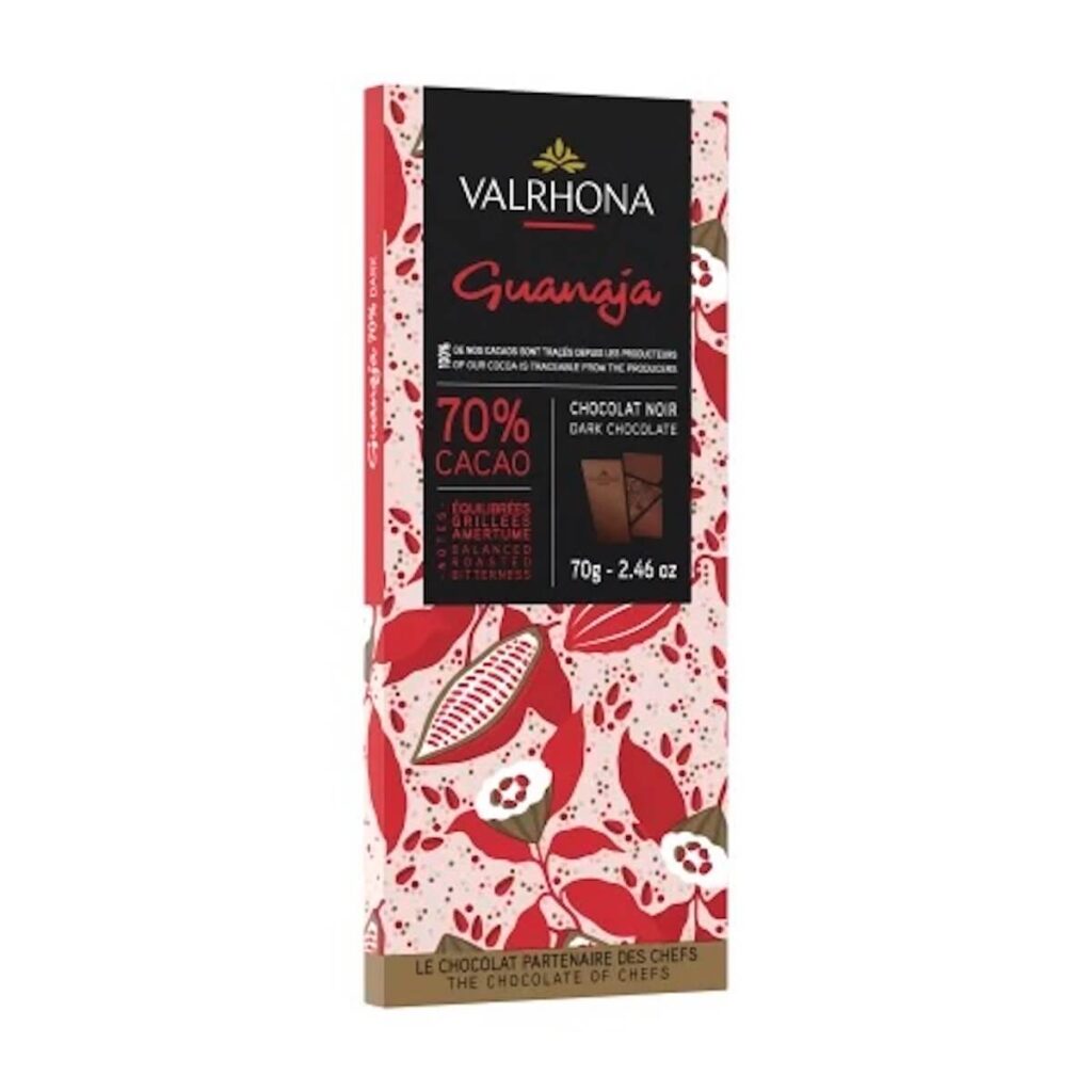 Valrhona's premium Guanaja chocolate bar