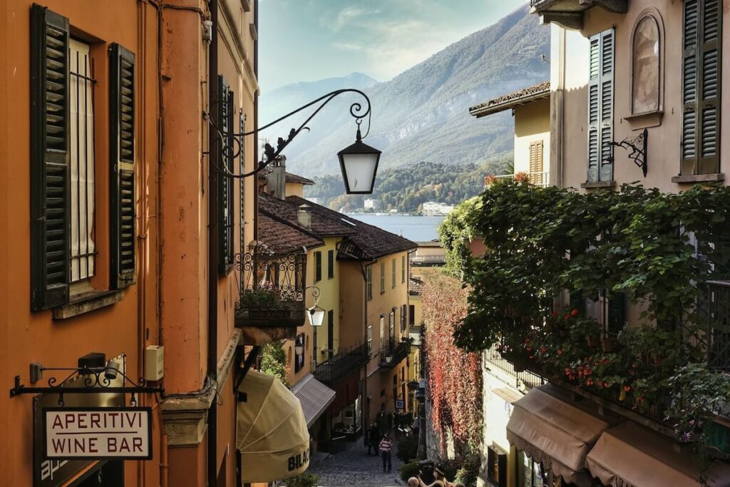 bellagio steep streets