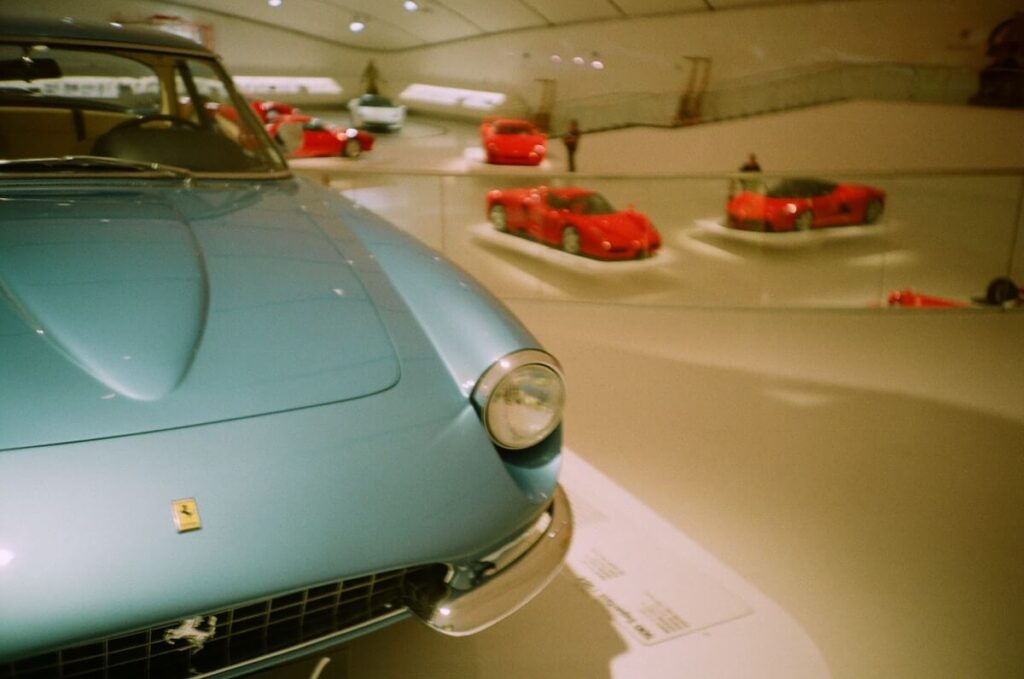 inside ferrari museum