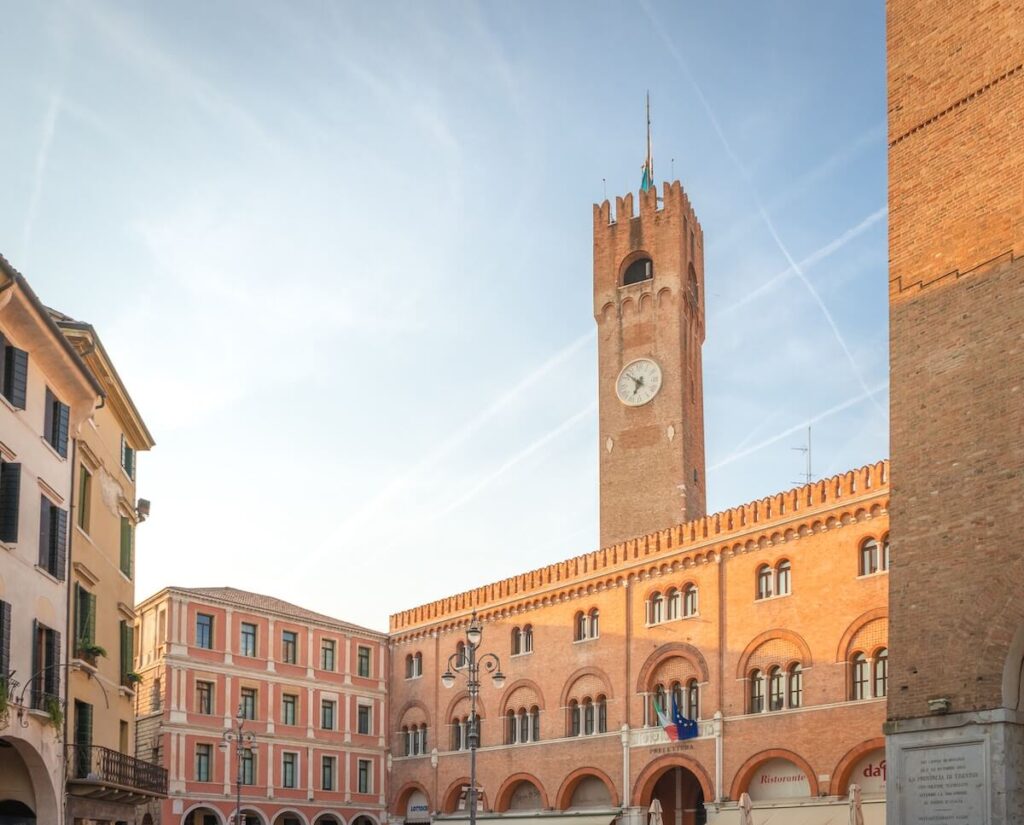 sunlit piazza dei signori