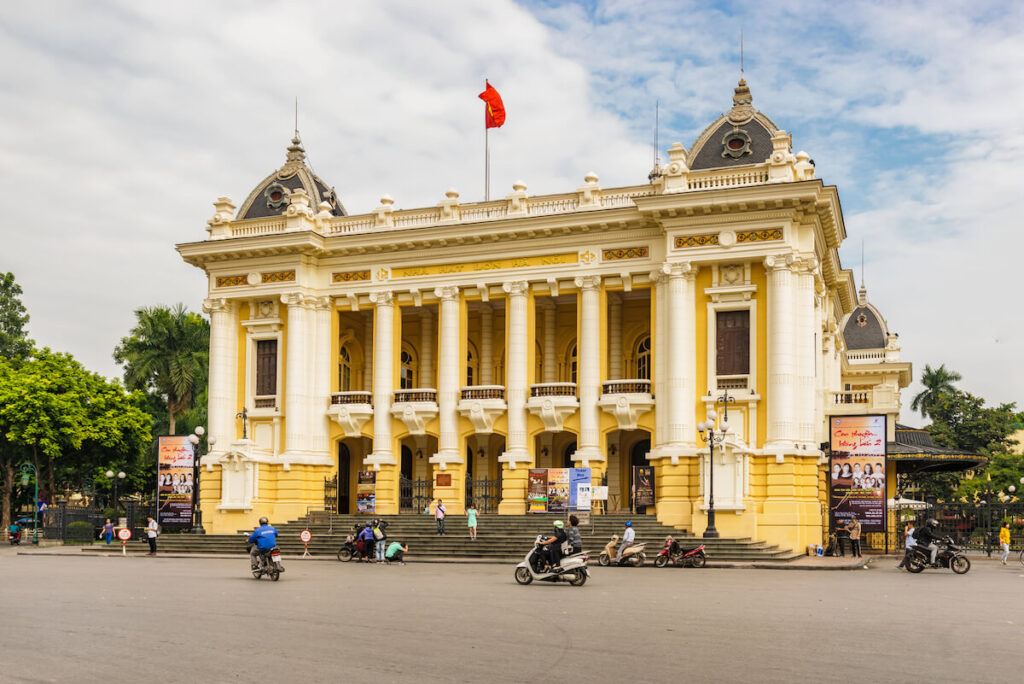 facade of Hanoi Opera House