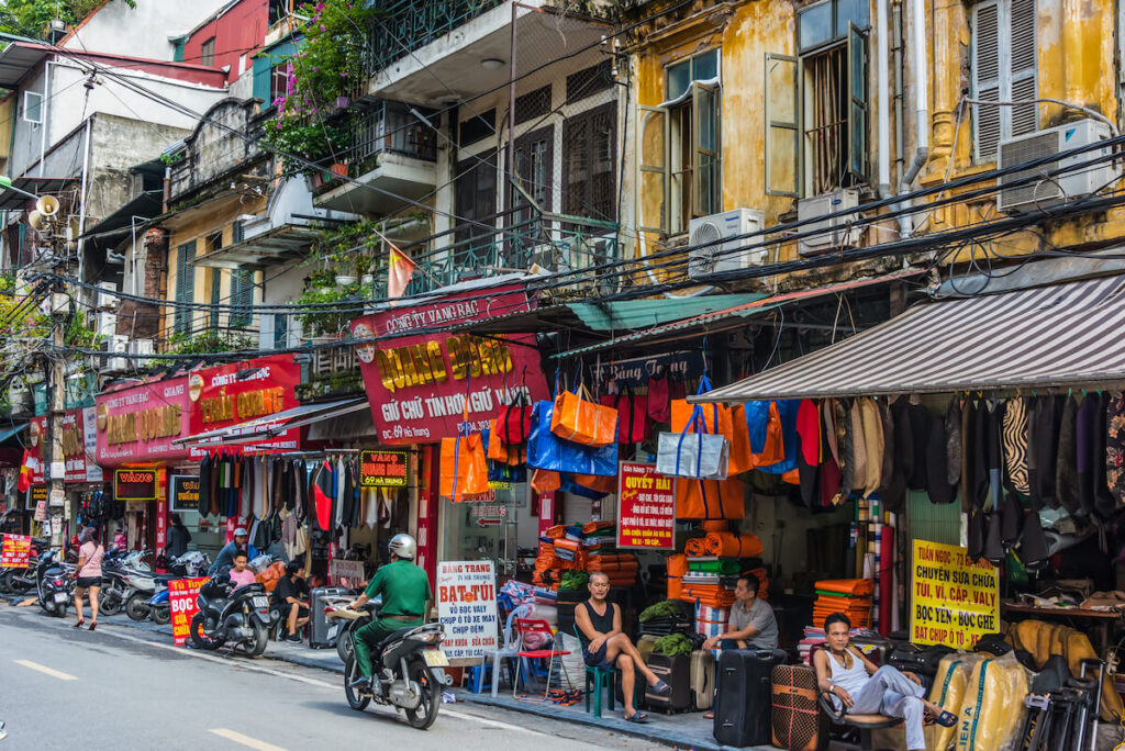 street in Hanoi's Old Quarter