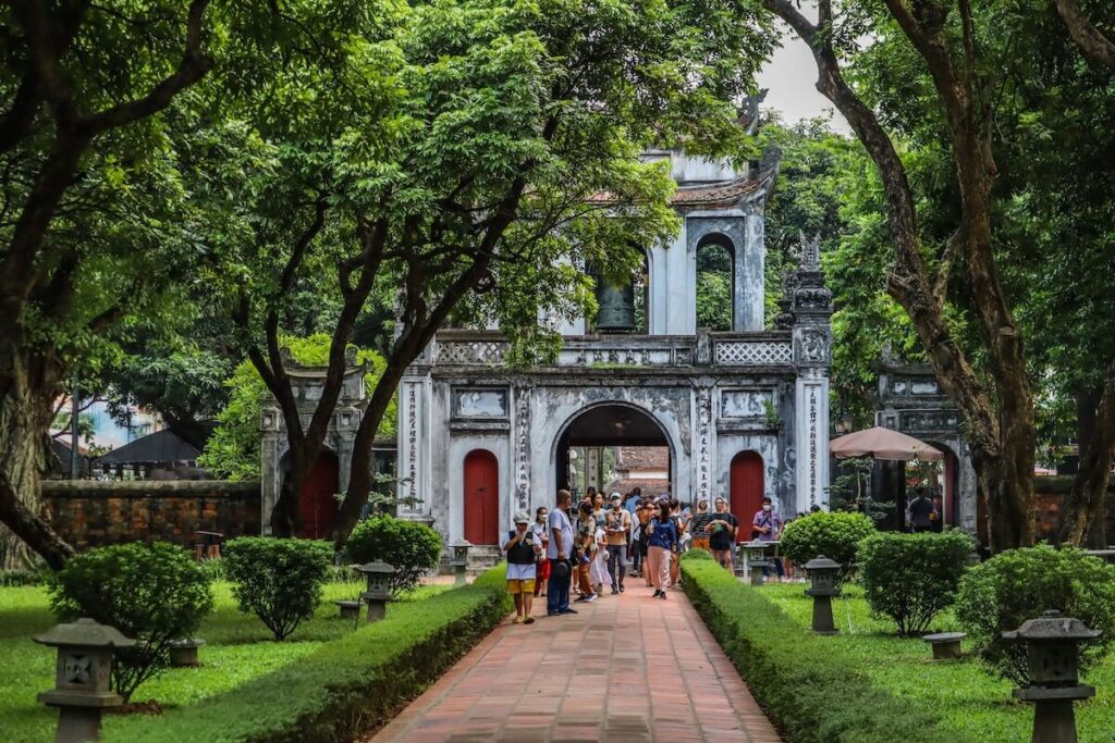 gate in Temple of Literature