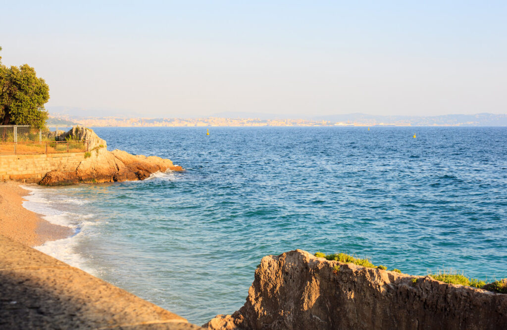 view of Miramare Sea in Trieste