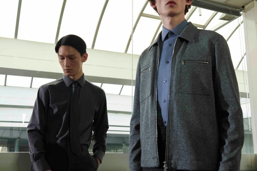 models posing for Hong Kong brand PYE