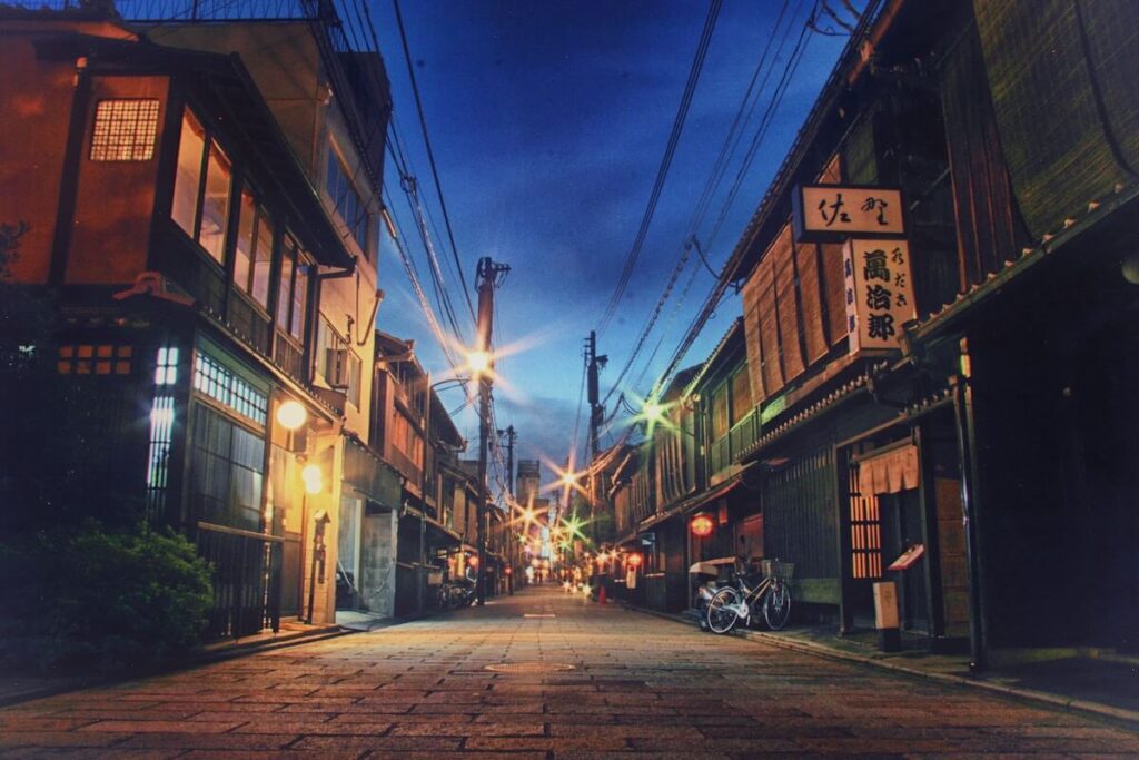 Gion, Kyoto in the evening