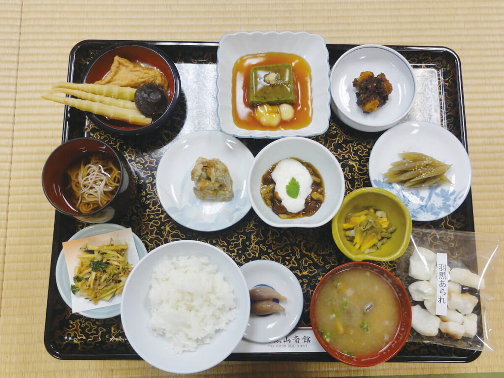 table of Shojin Ryori