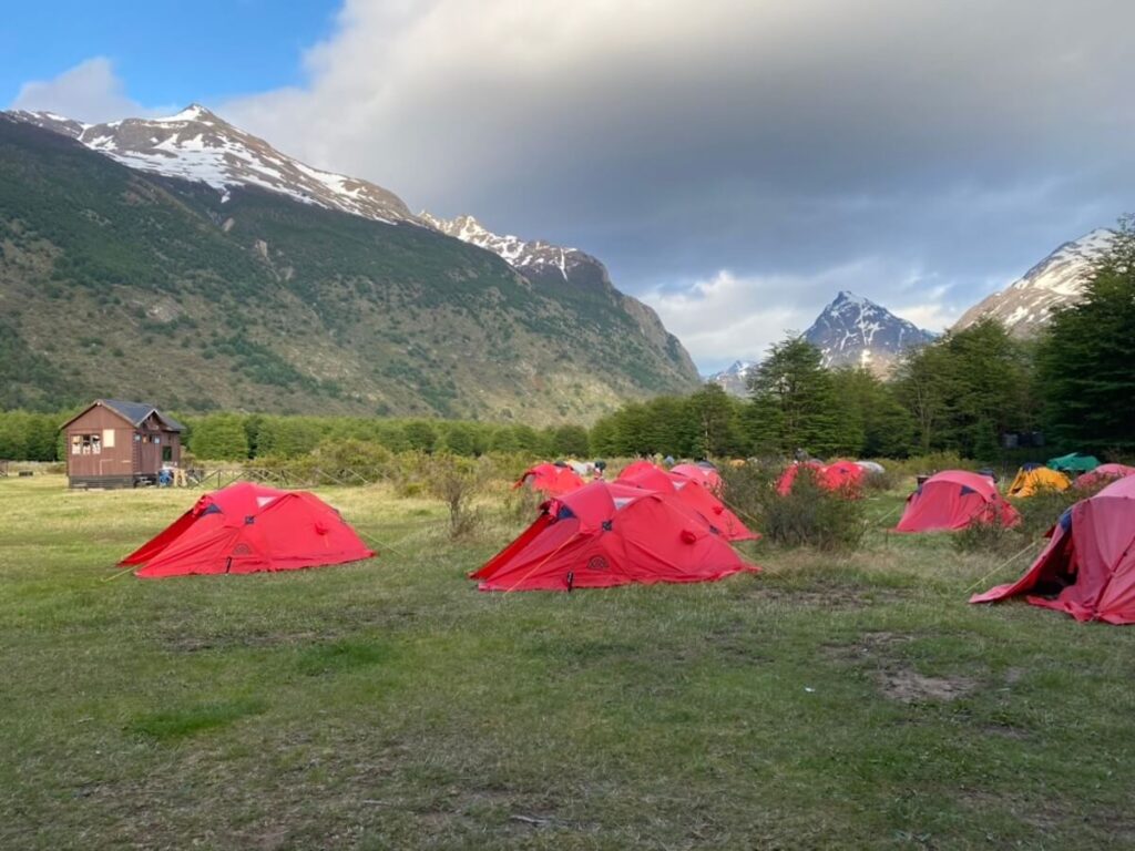 tents in Camp Dickson