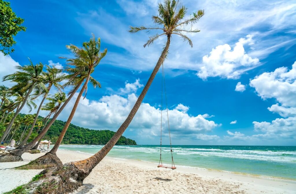 white beach in Phu Quoc