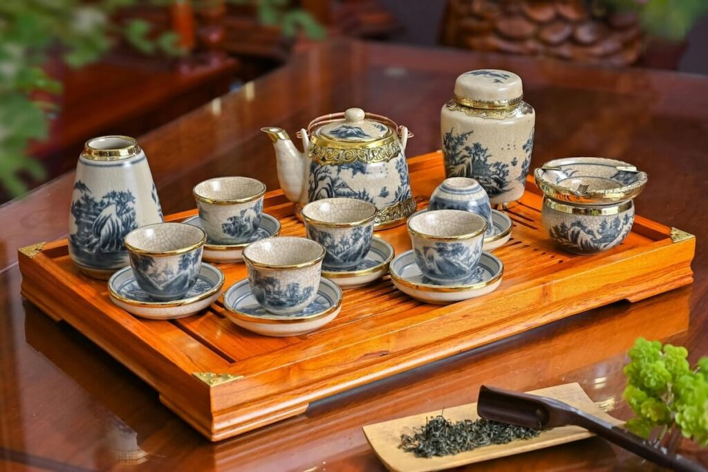 porcelain tea set